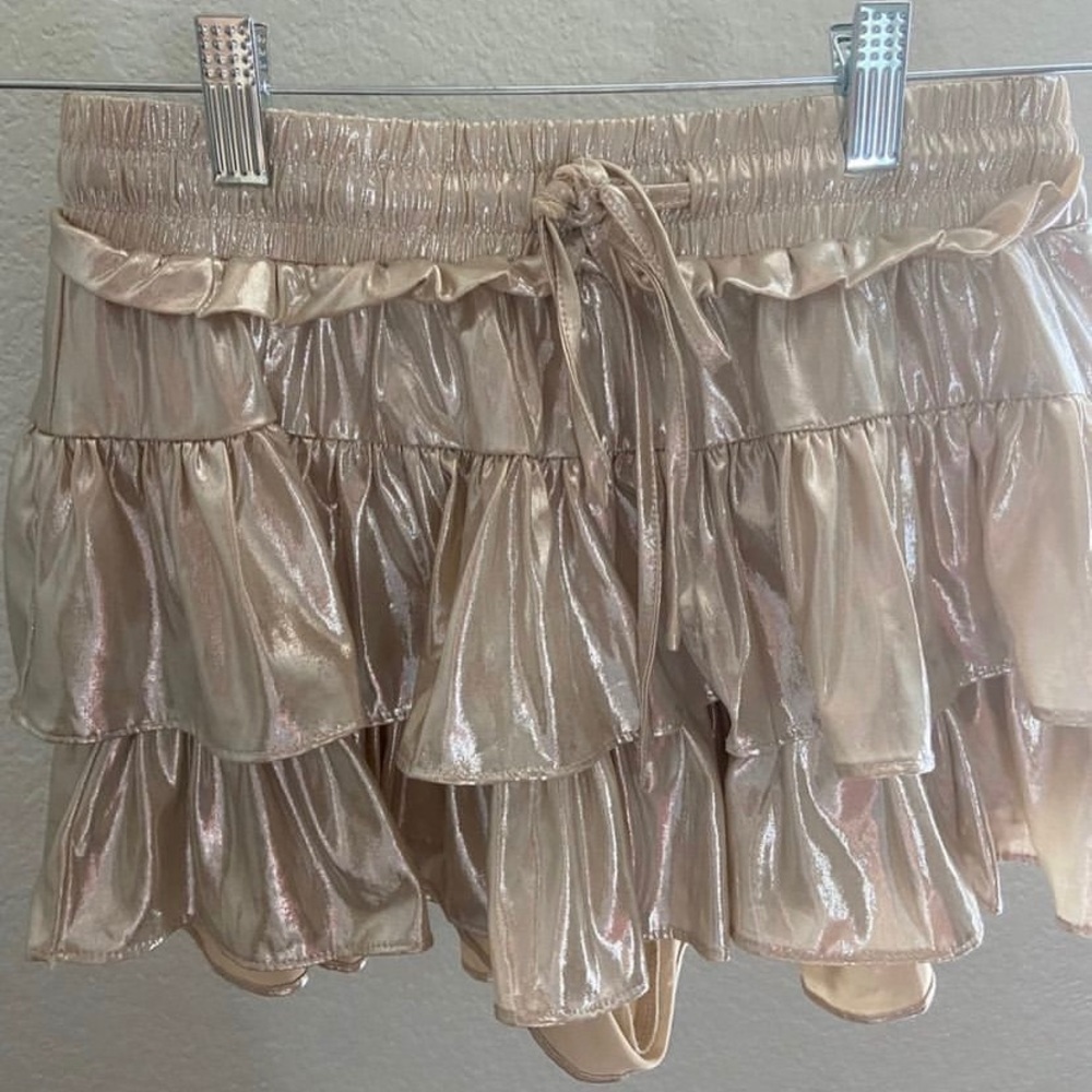 Cute golden skirt from a small boutique in my town